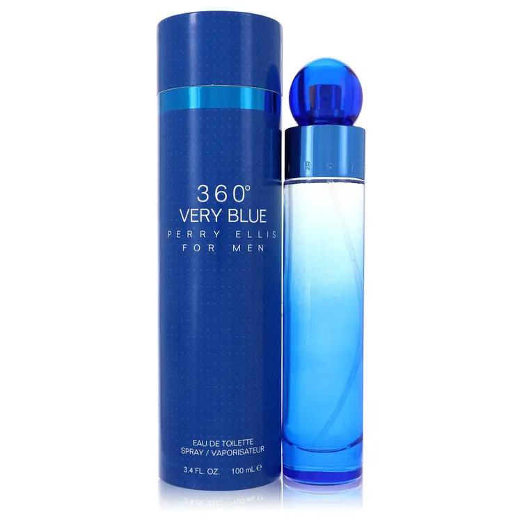 Perry Ellis 360 Very Blue Eau De Toilette Spray by Perry Ellis 100 ml by Brands HD