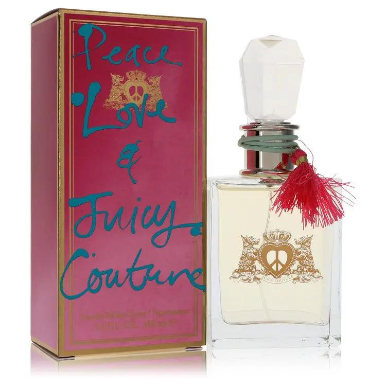 Peace Love & Juicy Couture Eau De Parfum Spray by Juicy Couture 100 ml by Brands HD