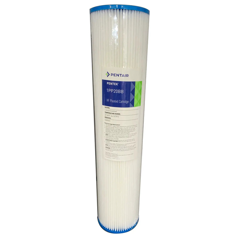 Pentair Polypleated Jumbo Sediment Filter - Washable, 10" or 20", 1-50 Micron NZ by Filtration Station NZ
