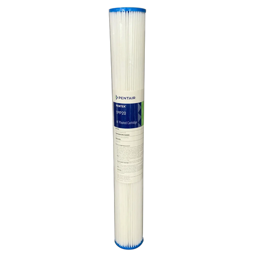 Pentair HF Series Pleated Sediment Filter - Washable, 10" or 20" x 2.5", 1-50 Micron NZ by Filtration Station NZ