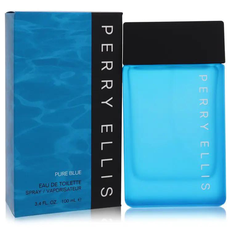Perry Ellis Pure Blue Eau De Toilette Spray by Perry Ellis 100 ml by Brands HD