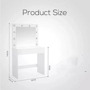 "York' LED Light Dressing Table and Stool by sue-e furniture