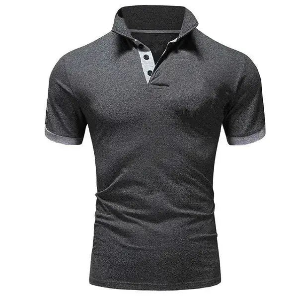 Men's Casual Cotton Polo Shirt - Slim Fit Short Sleeve Polo for Meetings and Events | Plus Size Available by Mead's Supply & Equipment Outfitters limited