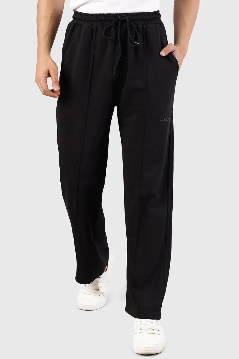 Pinnacle Straight Pants Black by Fuaark Nz
