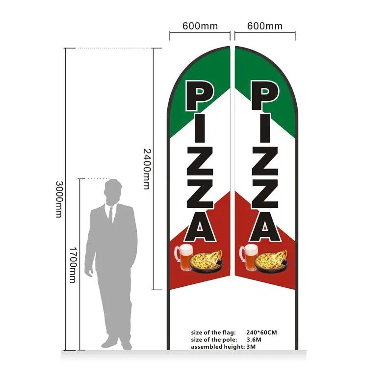 SMOKE - Pre-print Double Sided Feather Banner Flag Business Commersial 3M by dealonline.co.nz