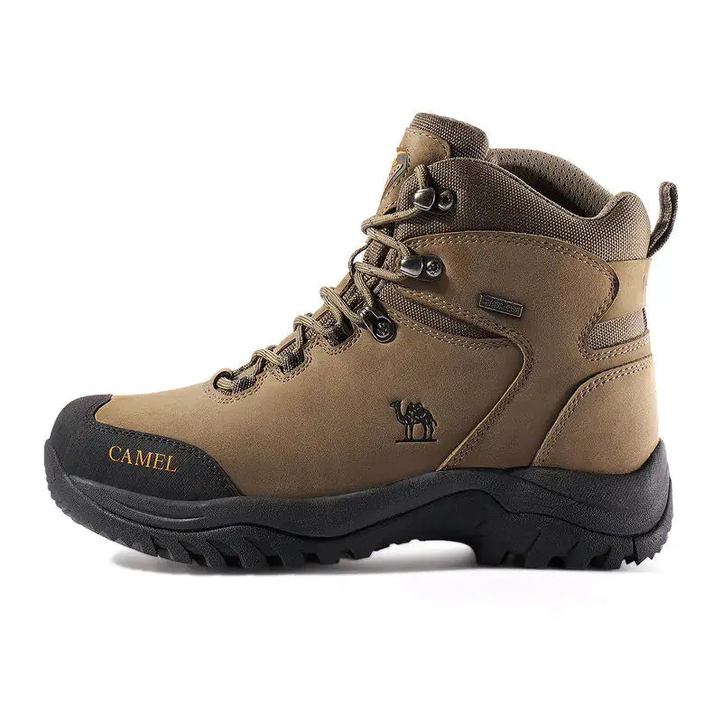Waterproof High-Top Hiking Boots - Camel Brand by Mead's Supply & Equipment Outfitters limited