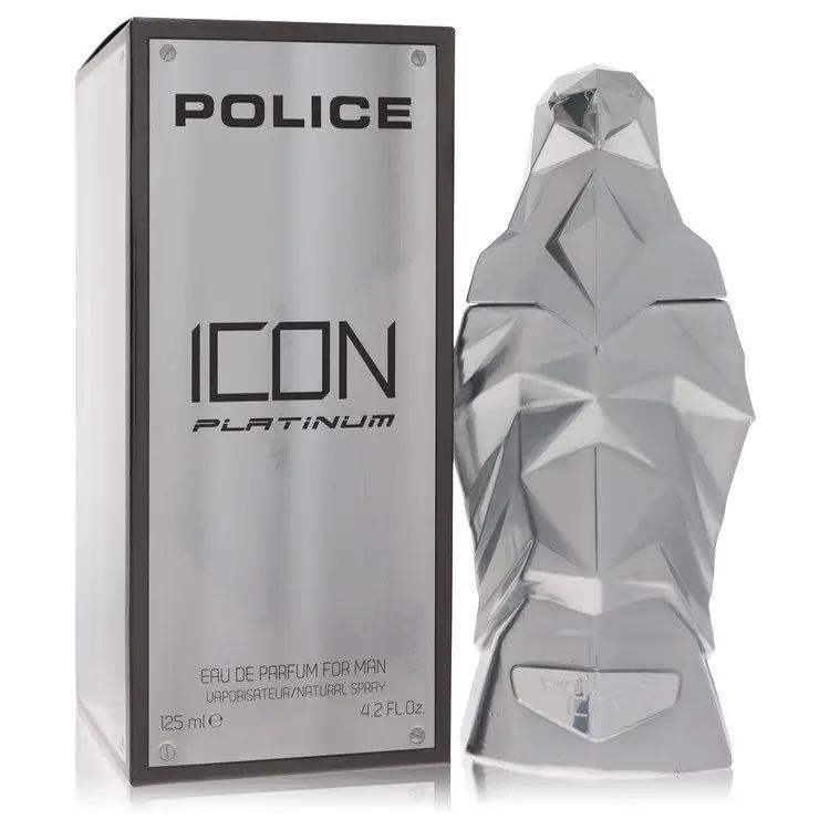 Police Icon Platinum Eau De Parfum Spray by Police Colognes 125 ml by Brands HD
