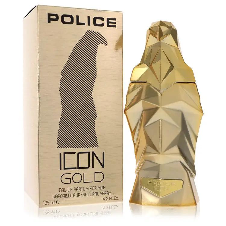 Police Icon Gold Eau De Parfum Spray by Police Colognes 125 ml by Brands HD