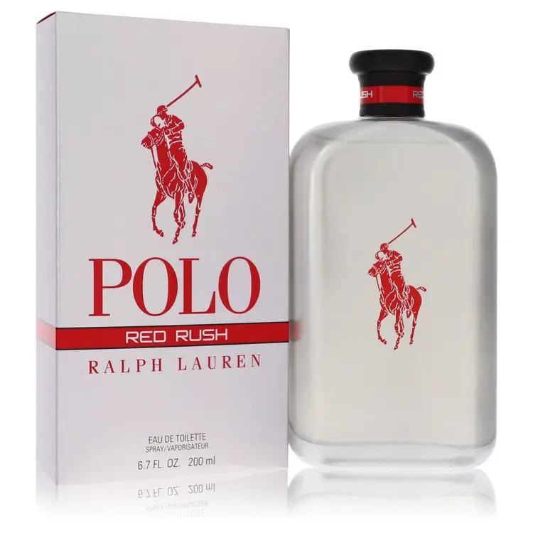 Polo Red Rush Eau De Toilette Spray by Ralph Lauren 200 ml by Brands HD