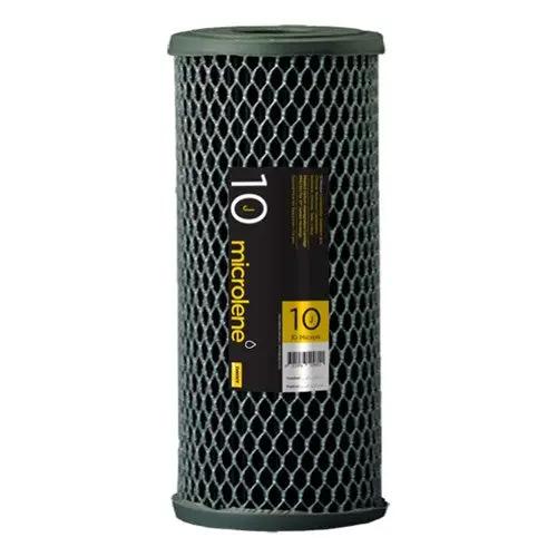 Davey Microlene 10" Jumbo Pleated Carbon Impregnated Filter Cartridge - Sediment & Chlorine Reduction, Fits 10" Jumbo Housings NZ by Filtration Station NZ