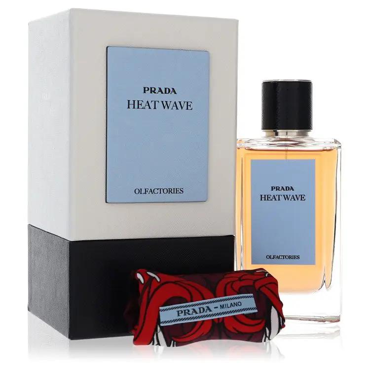 Prada Olfactories Heat Wave Eau De Parfum Spray with Gift Pouch (Unisex) by Prada 100 ml by Brands HD