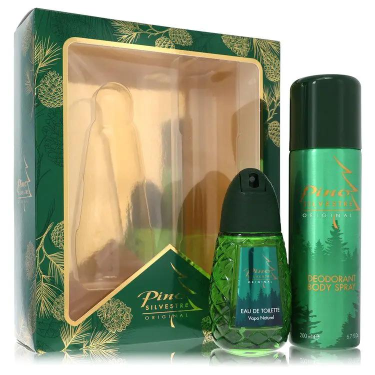 Pino Silvestre Gift Set - 4.2 oz Eau De Toilette Spray + 6.7 oz Body Spray by Pino Silvestre -- by Brands HD