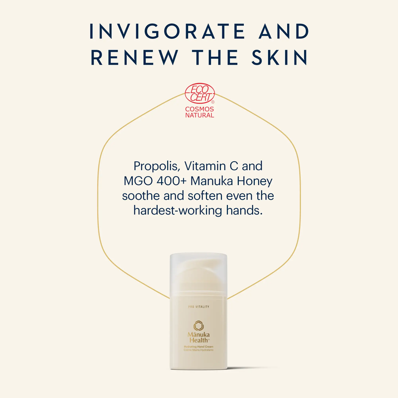 Pro Vitality Hand Cream NZ by Manuka Health