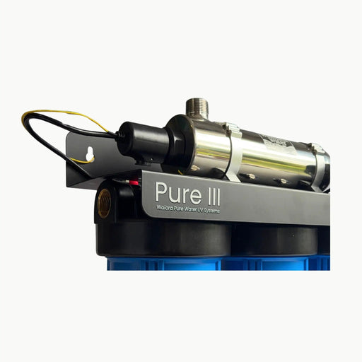 Waiora Pure III Whole House UV Water Filter - 3 Stage + UV, 33W, Flow-Activated, 30 LPM NZ by Filtration Station NZ