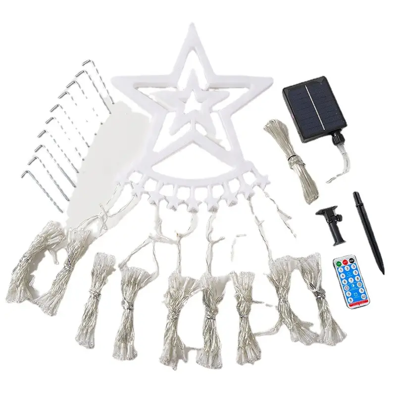 Solar Light Waterfall Light Christmas Lights by salelink.co.nz