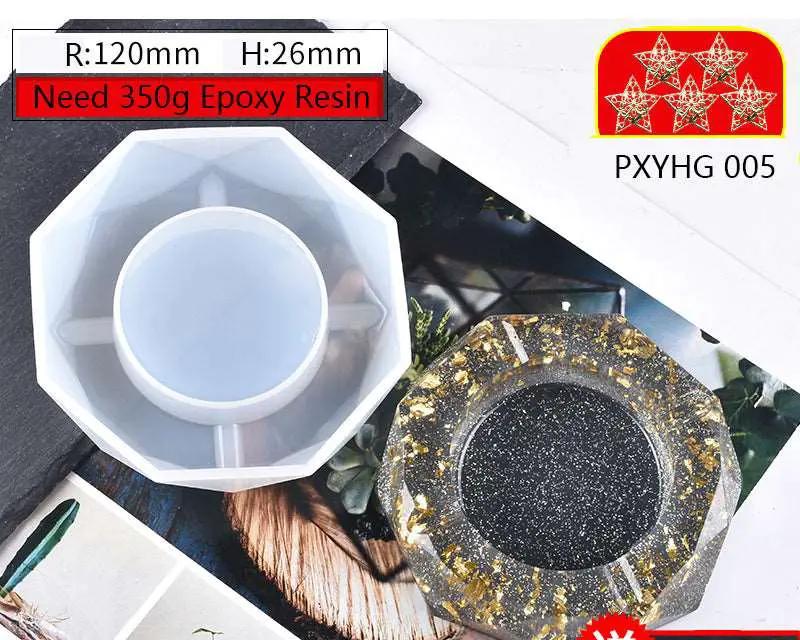 Ashtray Moulds Epoxy Resin Moulds Silicone Mould Casting Mould for Large Size DIY Ashtray Flower Pot Resin Art by Resin Art NZ