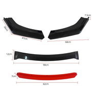Car Body Spoiler Splitter Kit Bumper Protector Lip by salelink.co.nz