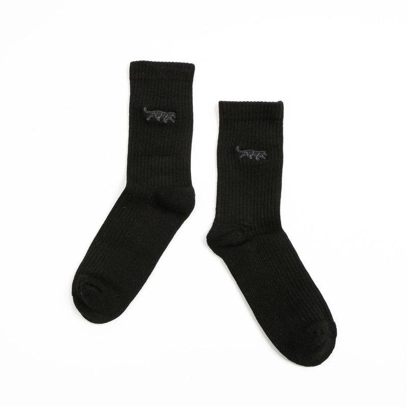 Save the Black Panthers Ribbed Bamboo Socks by Barekind NZ