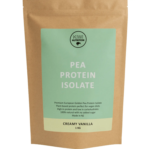 Pea Protein Powder - Vanilla 1kg by Kiwi Nutrition