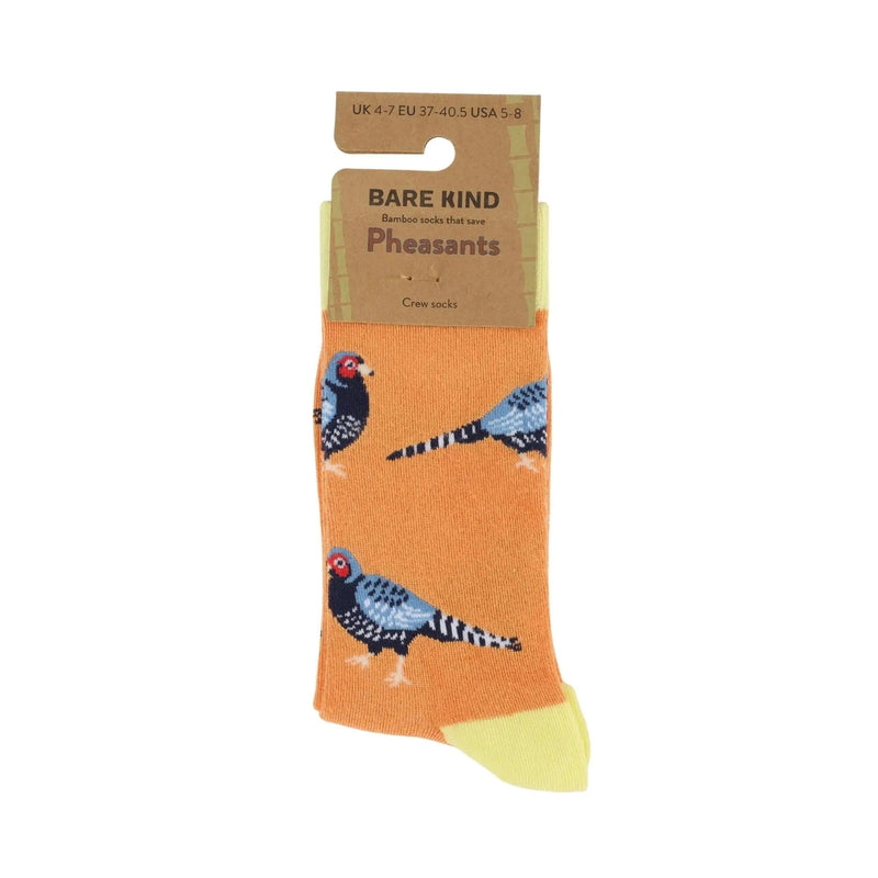 Barekind NZ Socks Save the Pheasant Bamboo Socks Save the Pheasant Bamboo Socks
