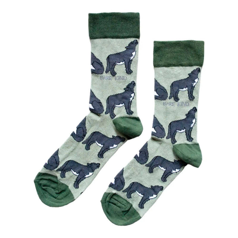 Barekind NZ Socks Save the Wolves Bamboo Socks Save the Wolves Bamboo Socks