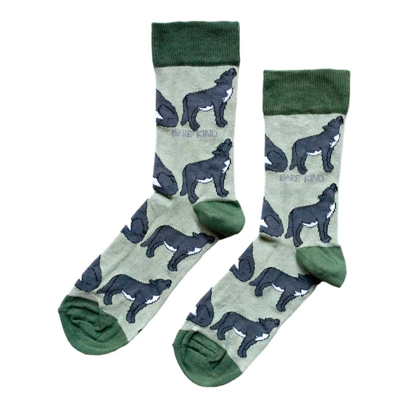 Barekind NZ Socks Save the Wolves Bamboo Socks Save the Wolves Bamboo Socks