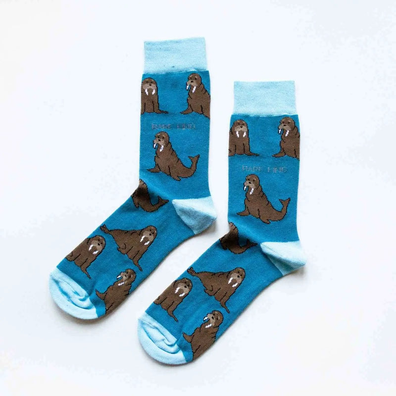 Arctic Animals Bamboo Socks Gift Box of 3 by Barekind NZ