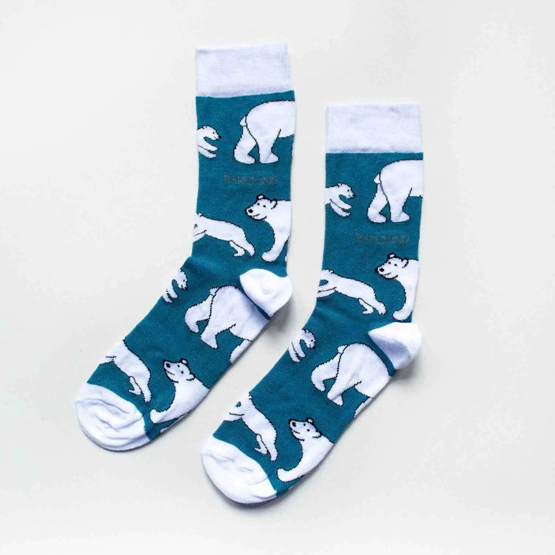 Arctic Animals Bamboo Socks Gift Box of 3 by Barekind NZ
