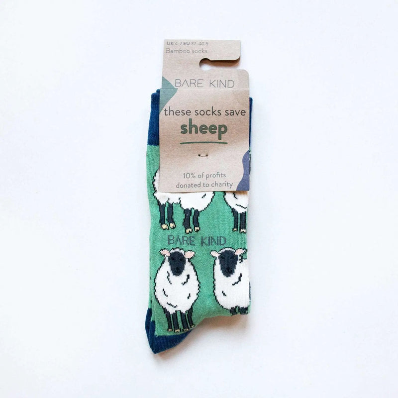 Save the Sheep Bamboo Socks by Barekind NZ