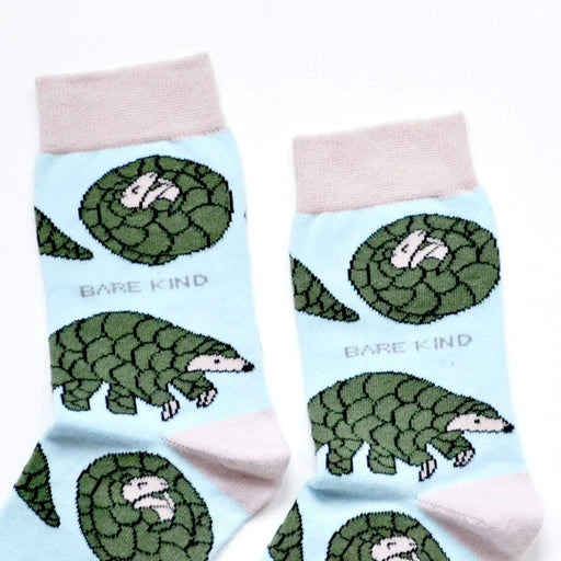 Save the Pangolins Bamboo Socks by Barekind NZ