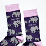 Barekind NZ Socks Save the Elephants Bamboo Socks Save the Elephants Bamboo Socks