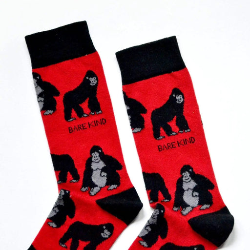 Save the Gorillas Bamboo Socks by Barekind NZ
