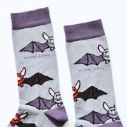 Save the Bats Bamboo Socks by Barekind NZ