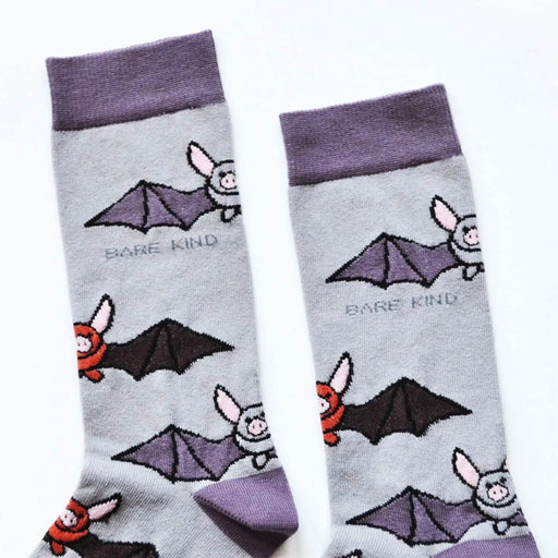 Save the Bats Bamboo Socks by Barekind NZ