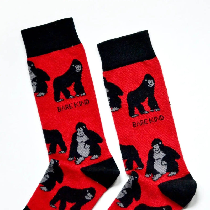 Barekind NZ Socks Save the Gorillas Bamboo Socks Save the Gorillas Bamboo Socks