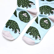 Save the Pangolins Bamboo Socks by Barekind NZ