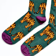 Save the Tigers Bamboo Socks by Barekind NZ