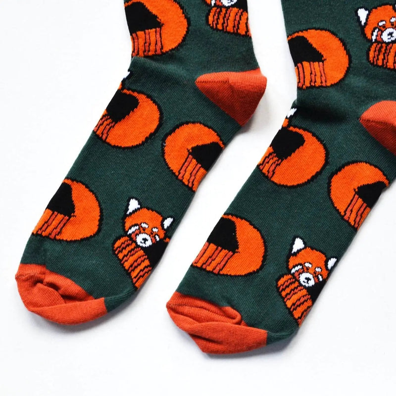 Save the Red Pandas Bamboo Socks by Barekind NZ