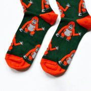 Barekind NZ Original Crew Cut Socks Save the Orangutans Bamboo Socks Save the Orangutans Bamboo Socks