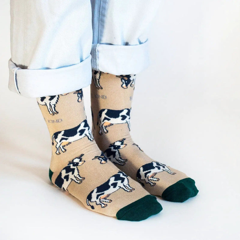 Barekind NZ Socks Save the Cows Bamboo Socks Save the Cows Bamboo Socks