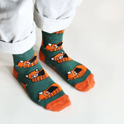 Save the Red Pandas Bamboo Socks by Barekind NZ