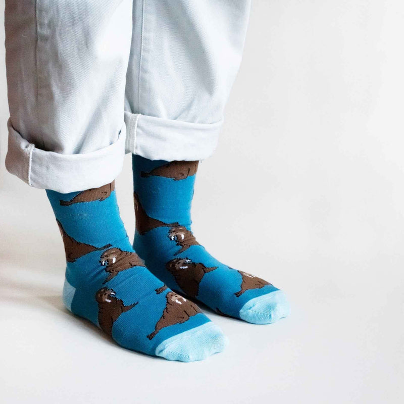 Arctic Animals Bamboo Socks Gift Box of 3 by Barekind NZ