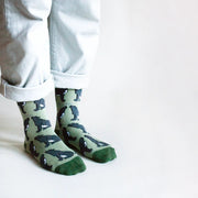 Save the Wolves Bamboo Socks by Barekind NZ