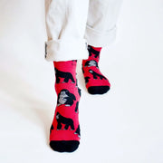 Save the Gorillas Bamboo Socks by Barekind NZ