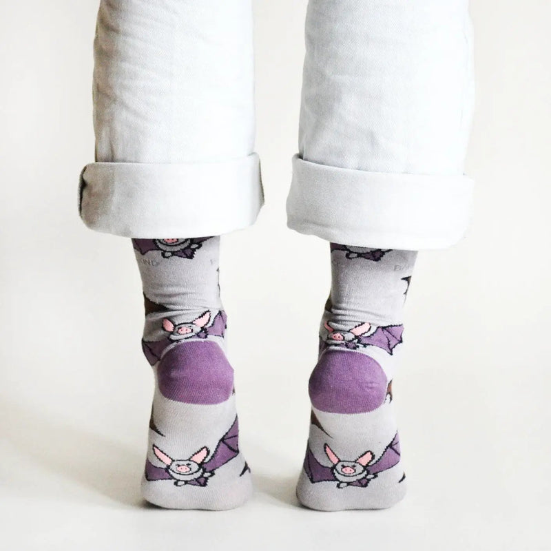 Save the Bats Bamboo Socks by Barekind NZ