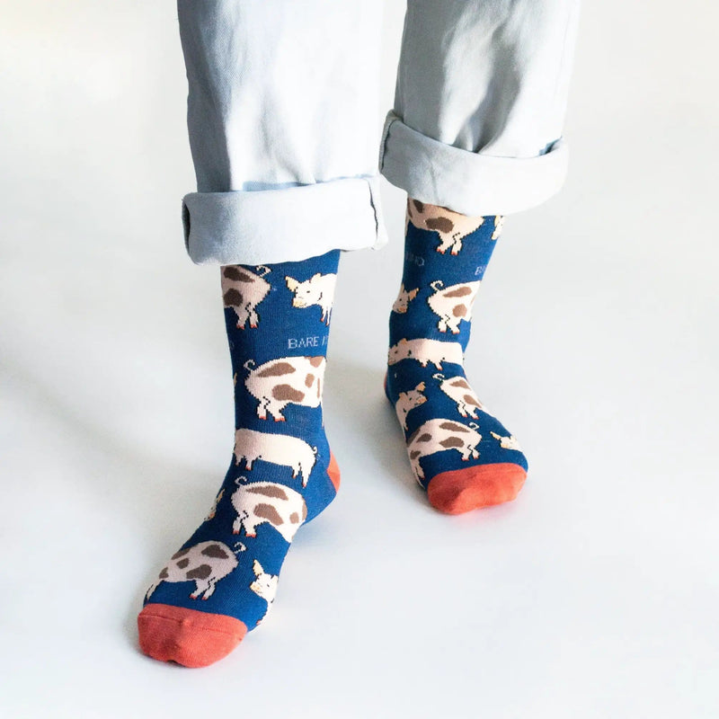 Barekind NZ Socks Save the Pigs Bamboo Socks Save the Pigs Bamboo Socks