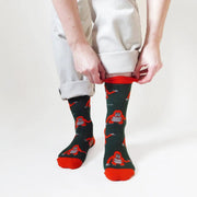 Barekind NZ Original Crew Cut Socks Save the Orangutans Bamboo Socks Save the Orangutans Bamboo Socks