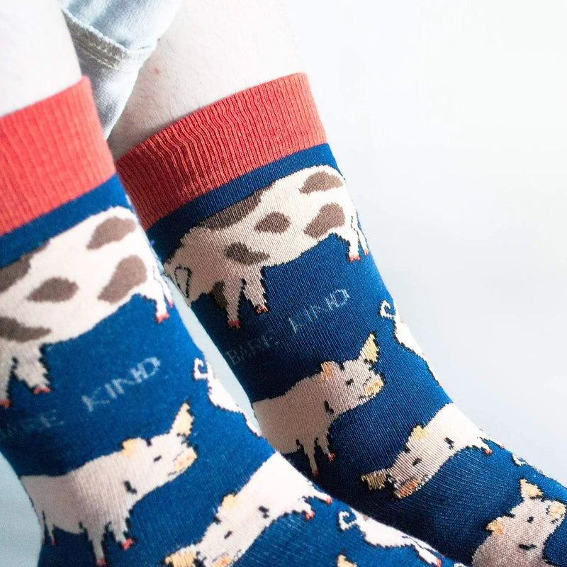 Save the Pigs Bamboo Socks by Barekind NZ