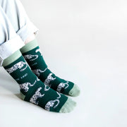 Save the Snow Leopards Bamboo Socks by Barekind NZ