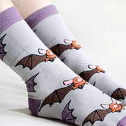Save the Bats Bamboo Socks by Barekind NZ